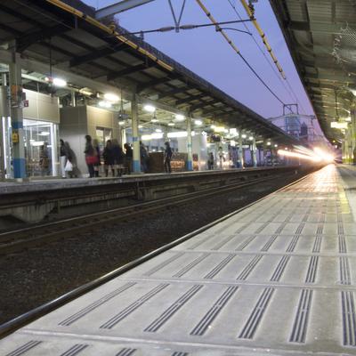 Matsue train station.