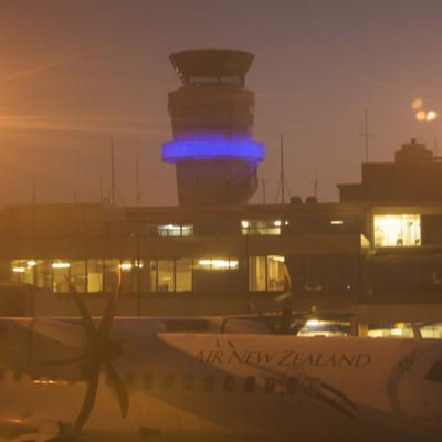 New Zealand airport at 4AM.