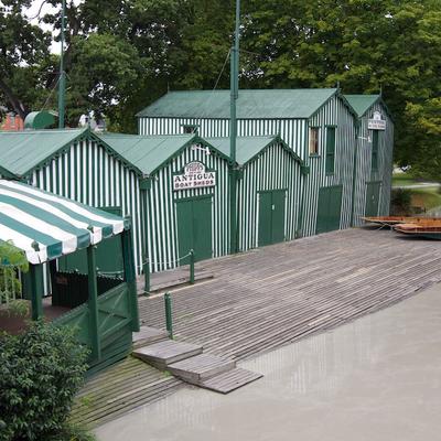 The Antigua Boat Shed seemed a bit more wonky than usual.