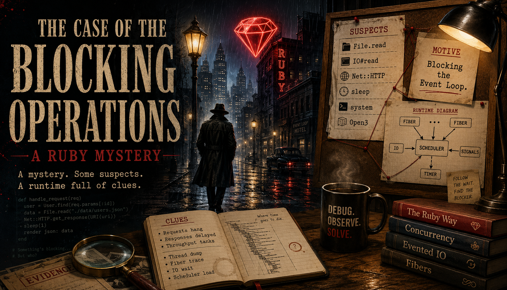 The Case of the Blocking Operations: A Ruby Mystery